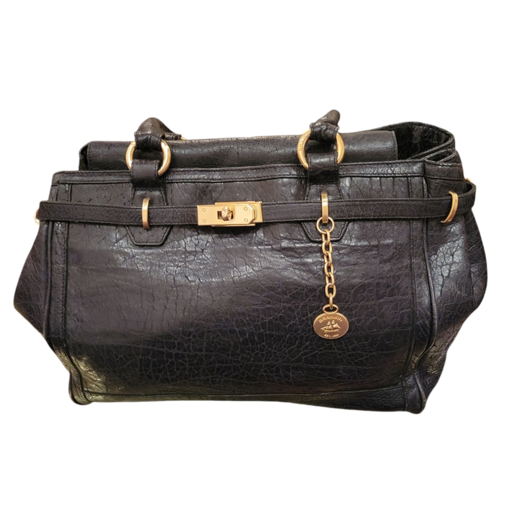 Brahmin Crocodile Leather Bag Preloved